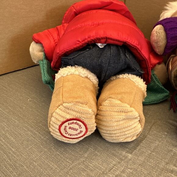 Starbucks Coffee Bear Plush 2006 Bearista Winter Holiday Teddy 51 52nd Edition - Picture 8 of 14